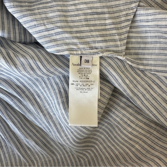 Another Tomorrow LINEN HALTER DRESS - Picture 9 of 10